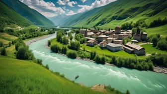 Fluss im Kaukasus: Entdeckungsreise durch die atemberaubende Natur und Kultur